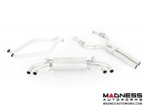 Alfa Romeo Giulia Performance Exhaust - 2.9L QV - REMUS - Cat Back - Polished Straight Cut Tips